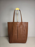 Shopper Grande Bruin - 100% Italiaans leer