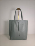 Shopper Grande Salvia - 100% Italiaans leer