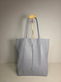 Shopper Grande Soft Aqua - 100% Italiaans leer