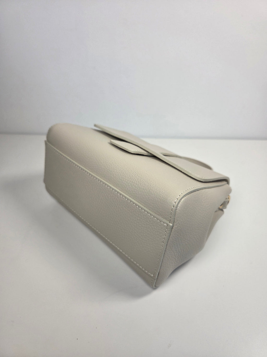 Leren Handtas - Panna Milk Beige