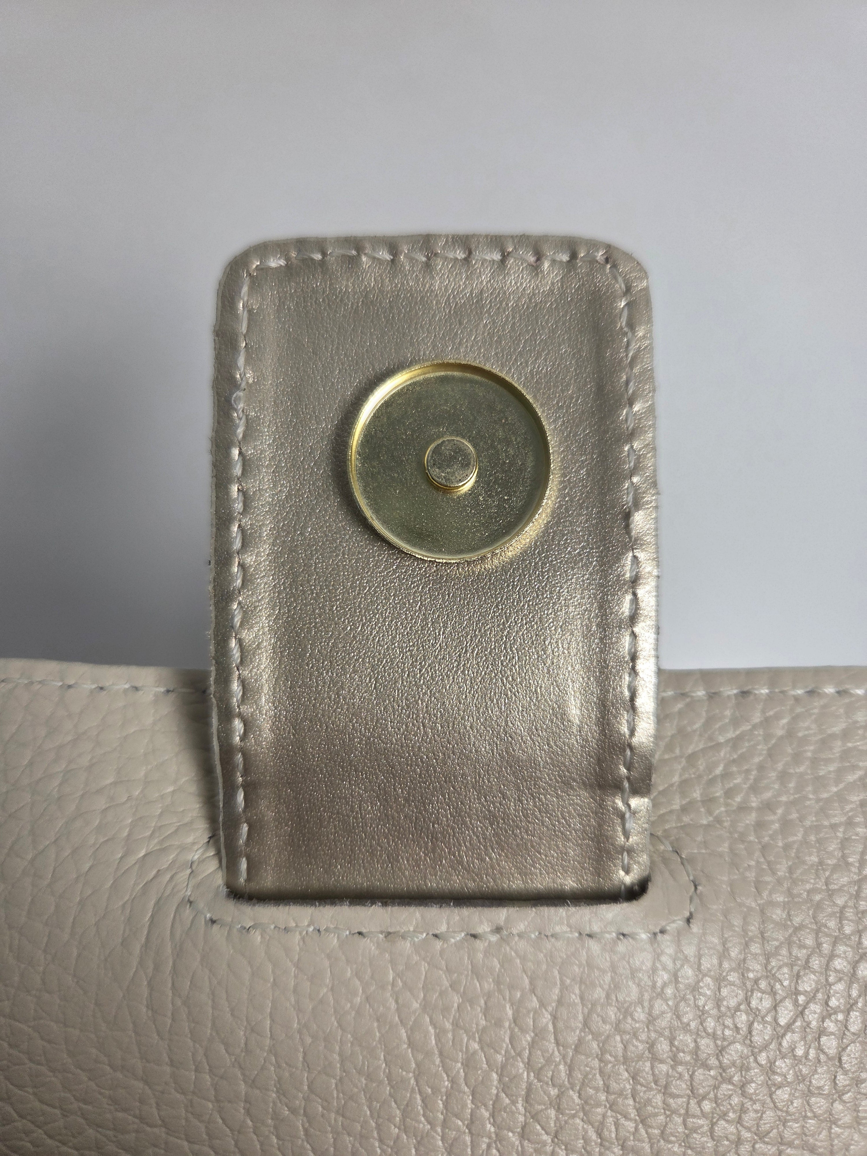 Leren Handtas - Panna Milk Beige