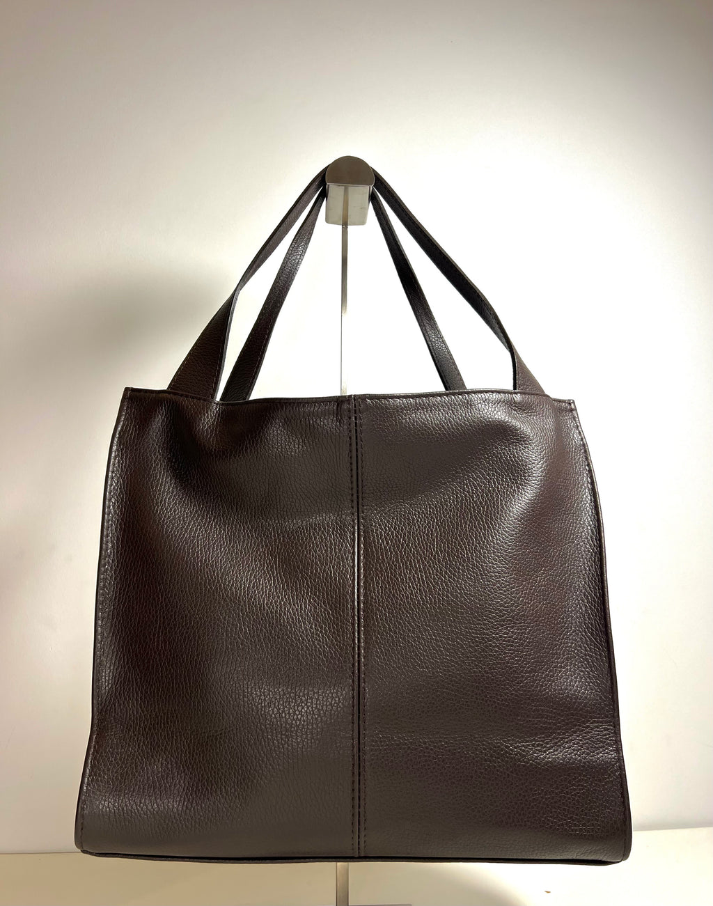 Leren Shopper - 100% Italiaans Leer - Ruim & Tijdloos