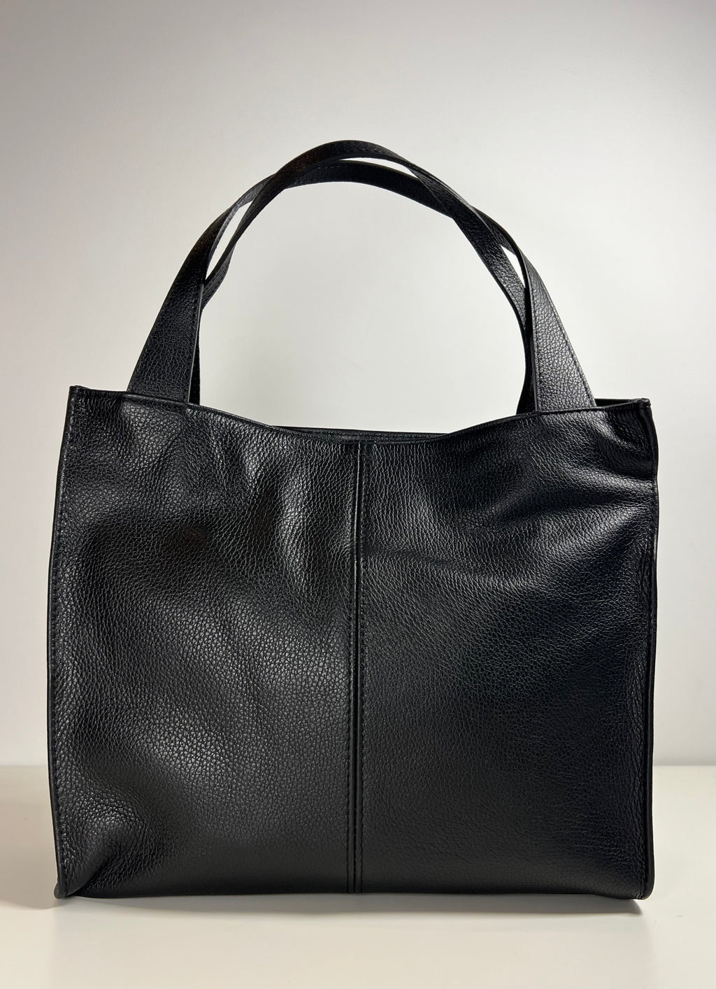 Leren Shopper - 100% Italiaans Leer - Ruim & Tijdloos