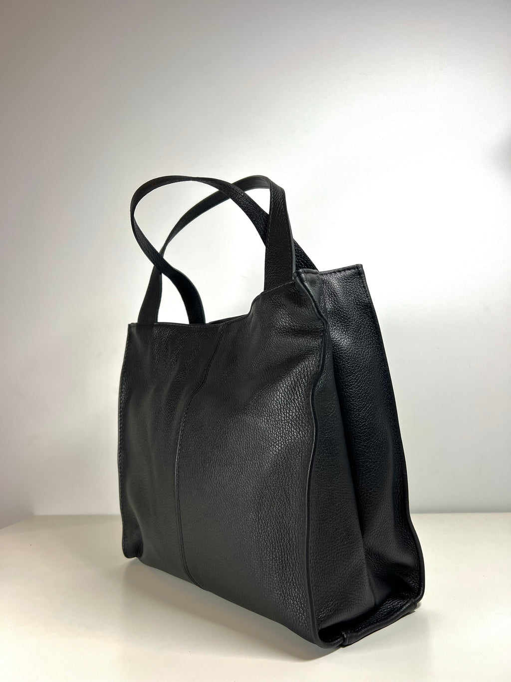 Leren Shopper - 100% Italiaans Leer - Ruim & Tijdloos