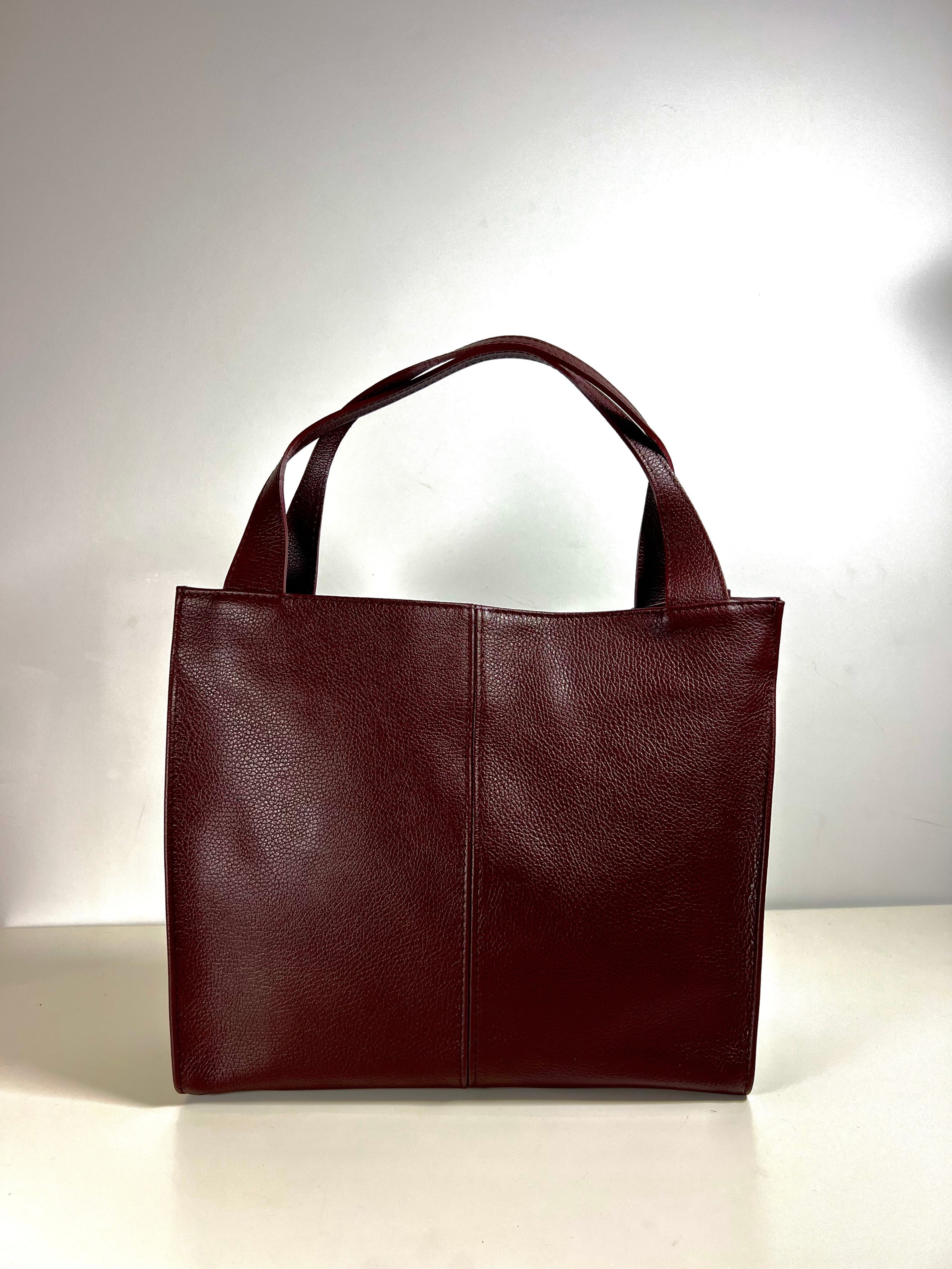 Leren Shopper - 100% Italiaans Leer - Ruim & Tijdloos