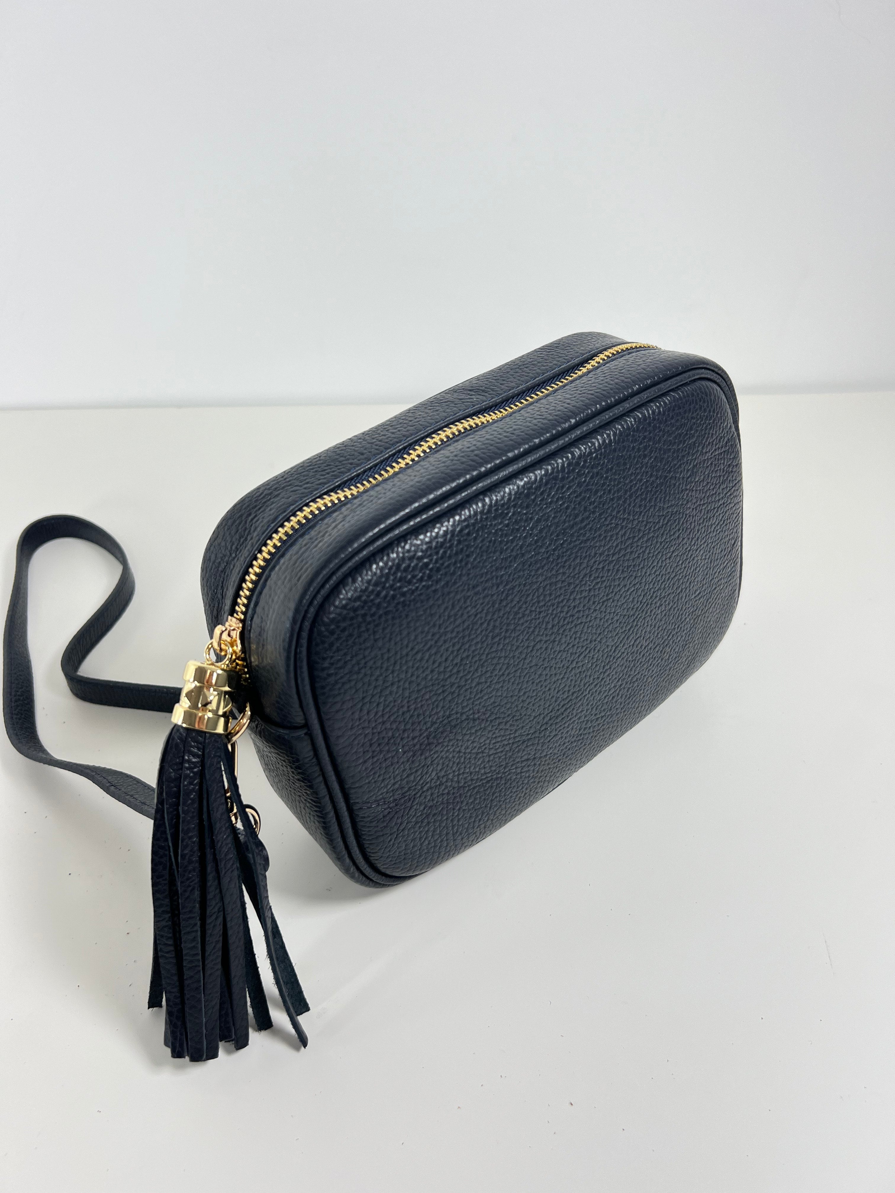 Leren Crossbodytas met Kwastje