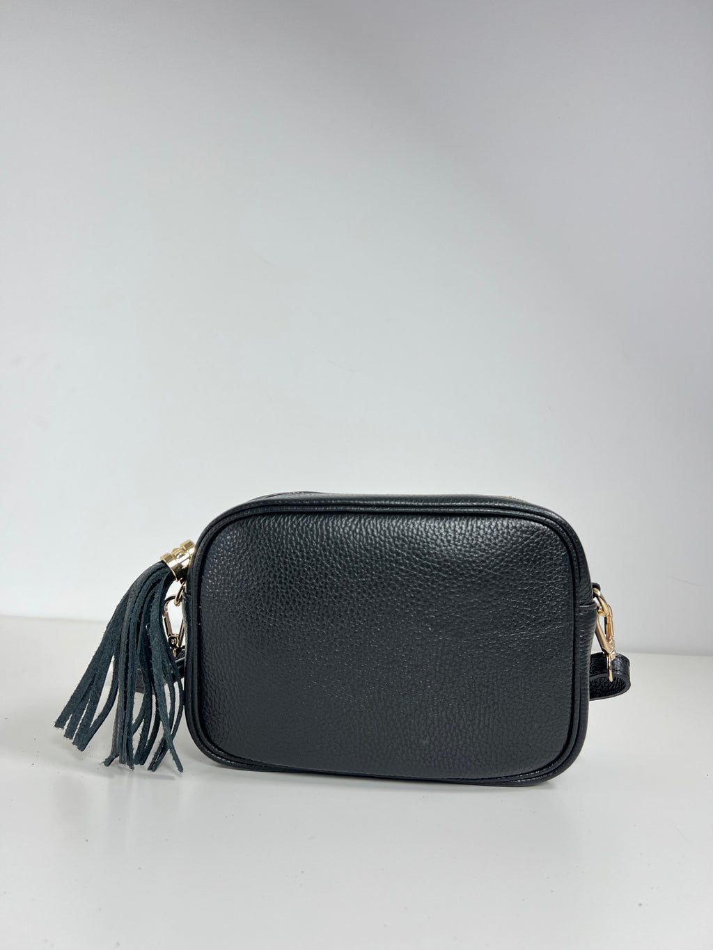 Leren Crossbodytas met Kwastje