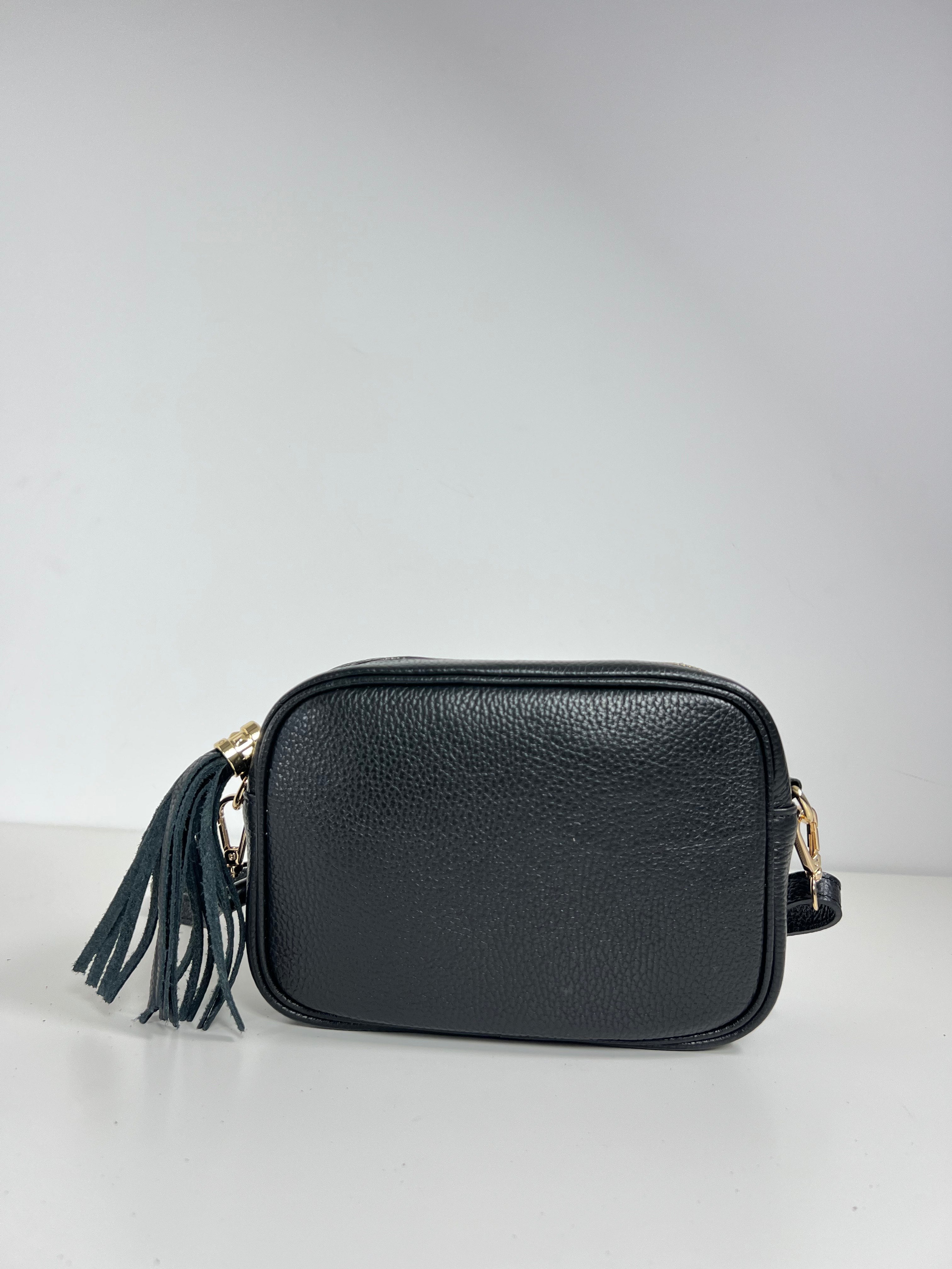 Leren Crossbodytas met Kwastje