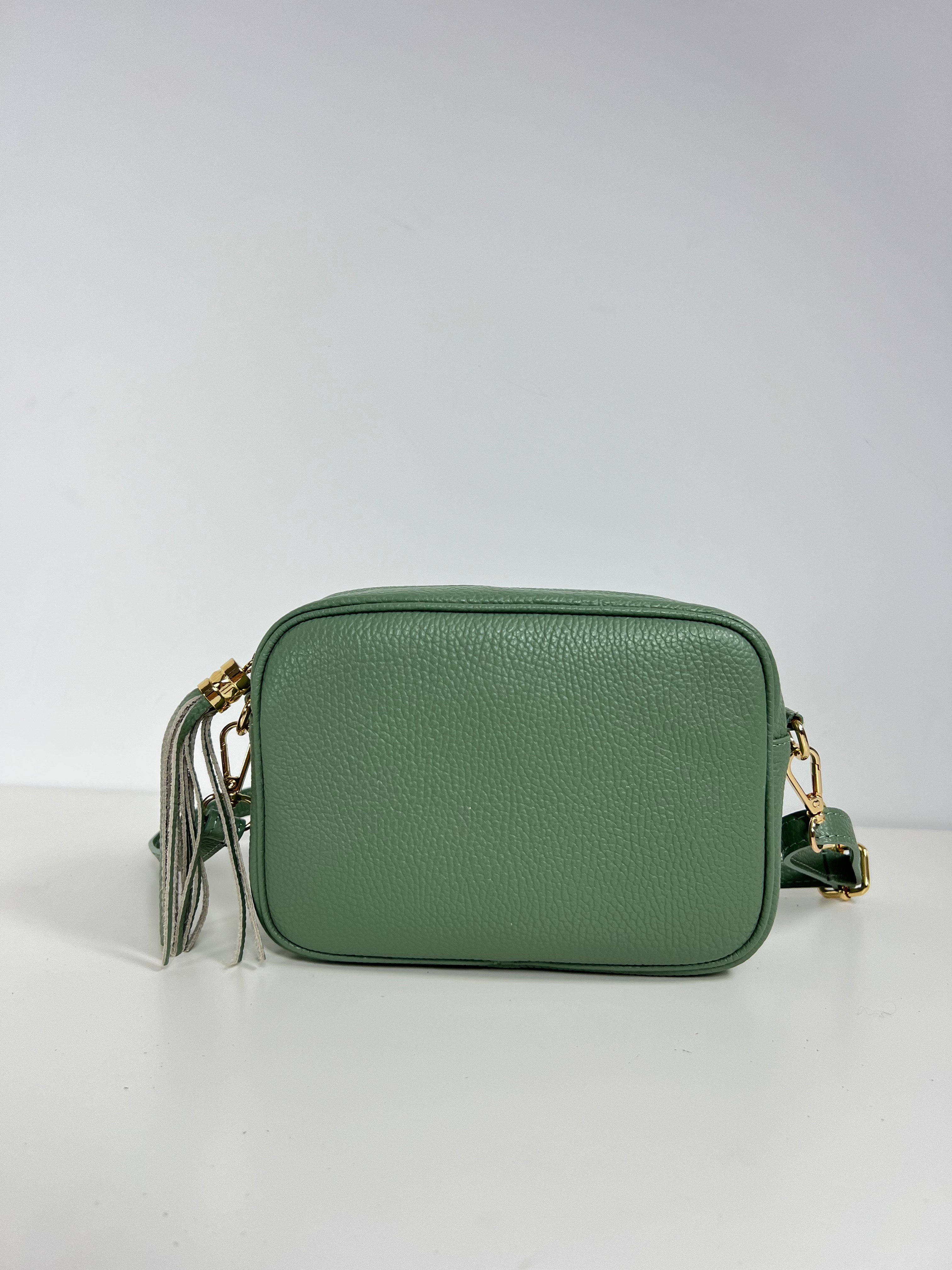 Leren Crossbodytas met Kwastje