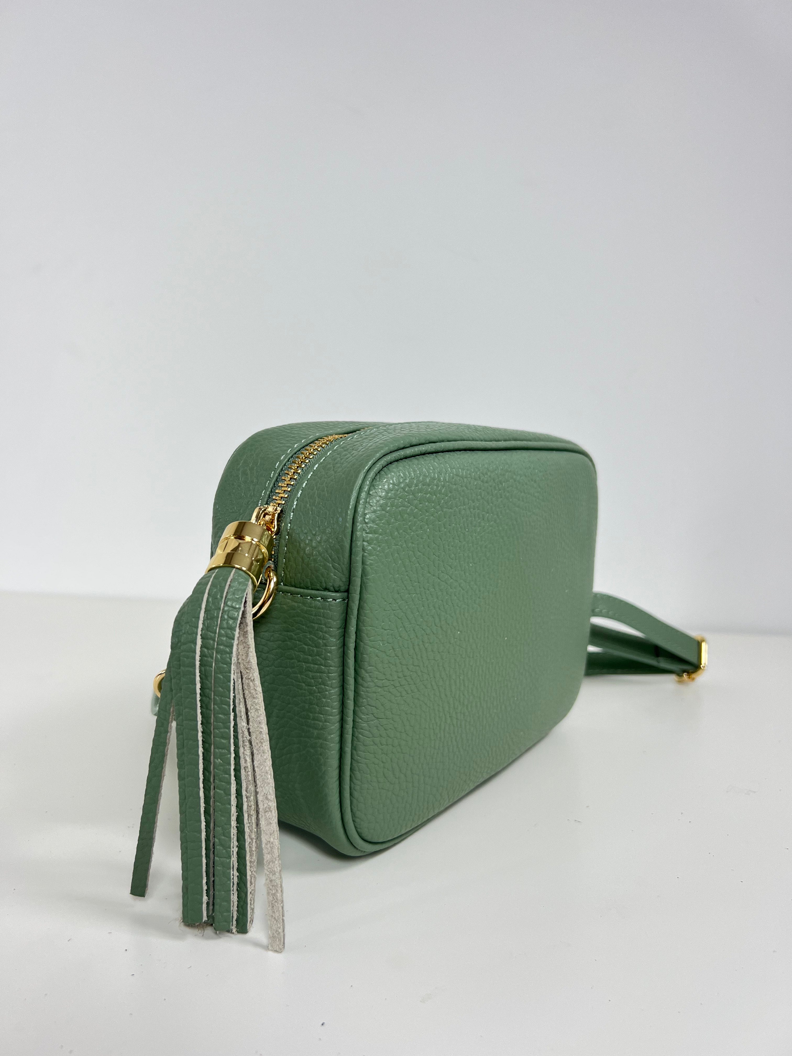 Leren Crossbodytas met Kwastje