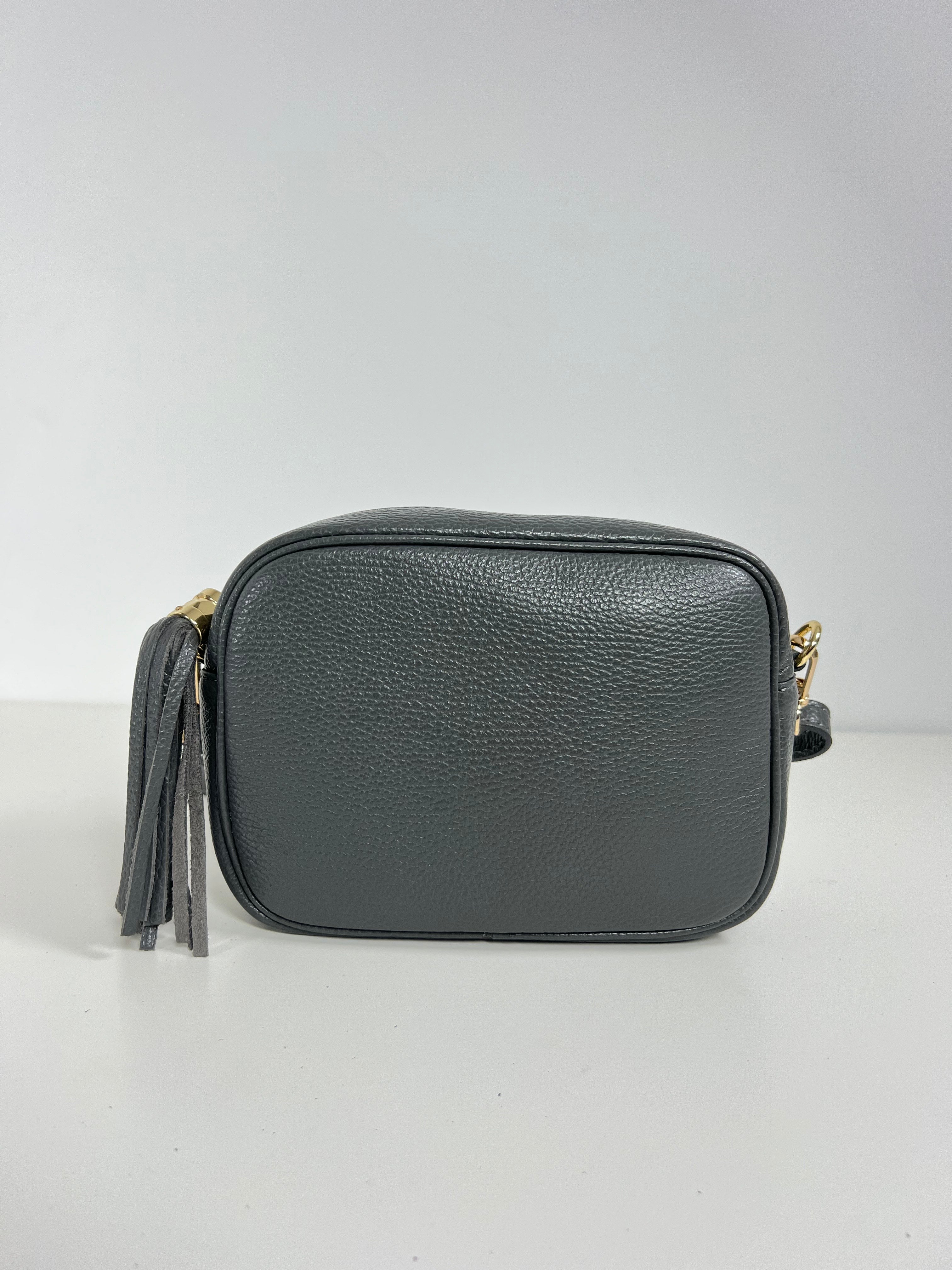 Leren Crossbodytas met Kwastje