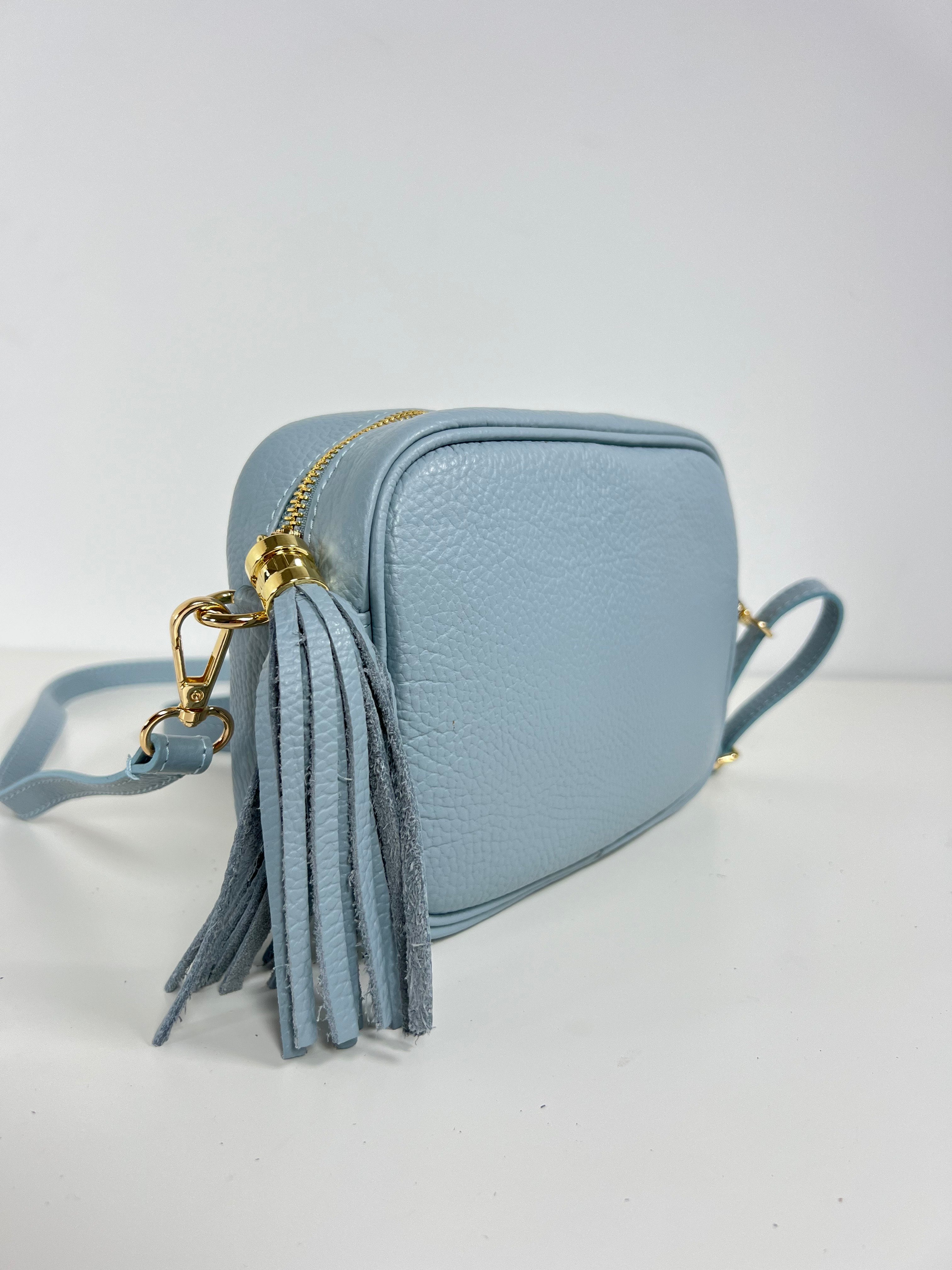 Leren Crossbodytas met Kwastje