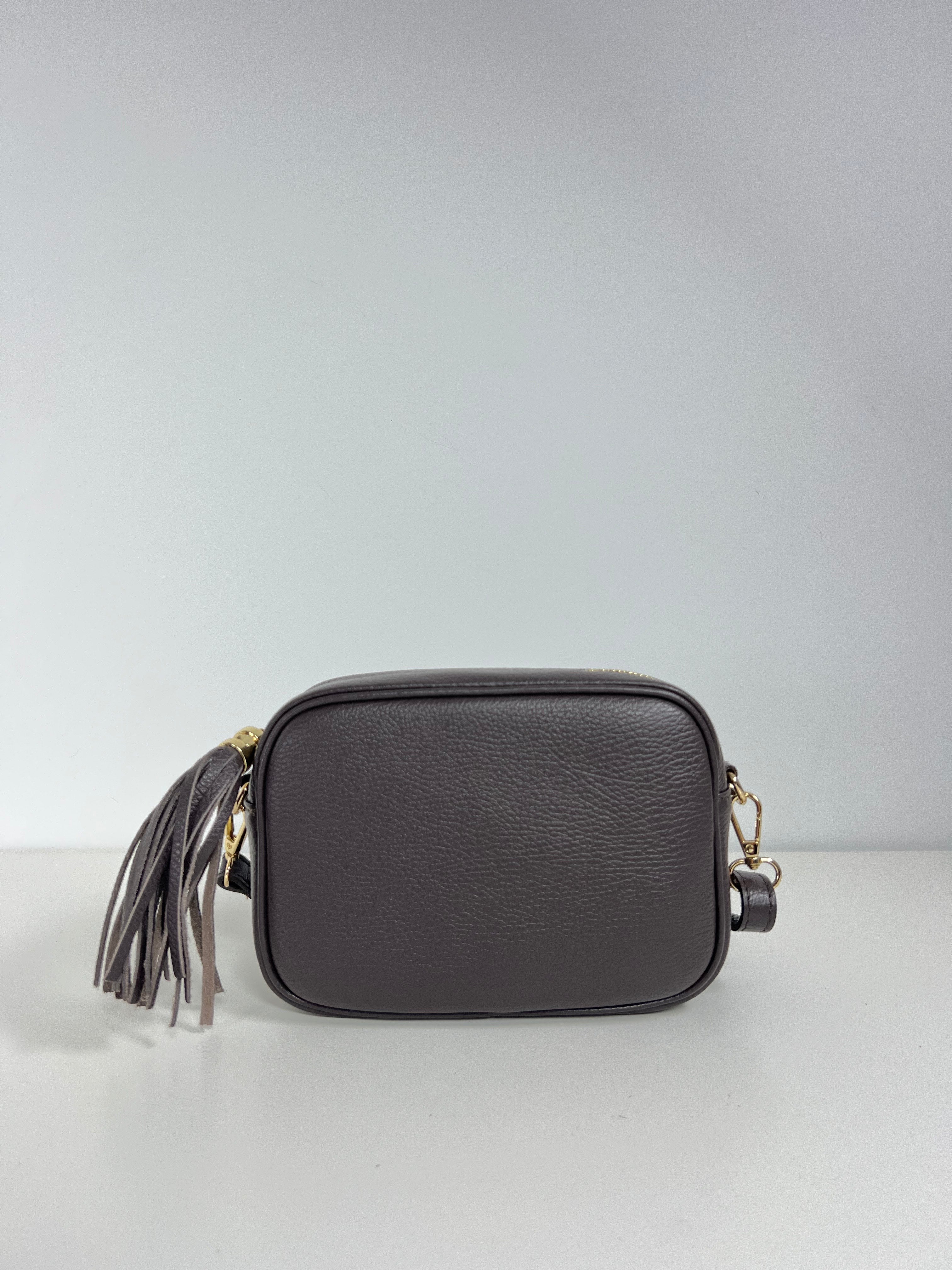 Leren Crossbodytas met Kwastje