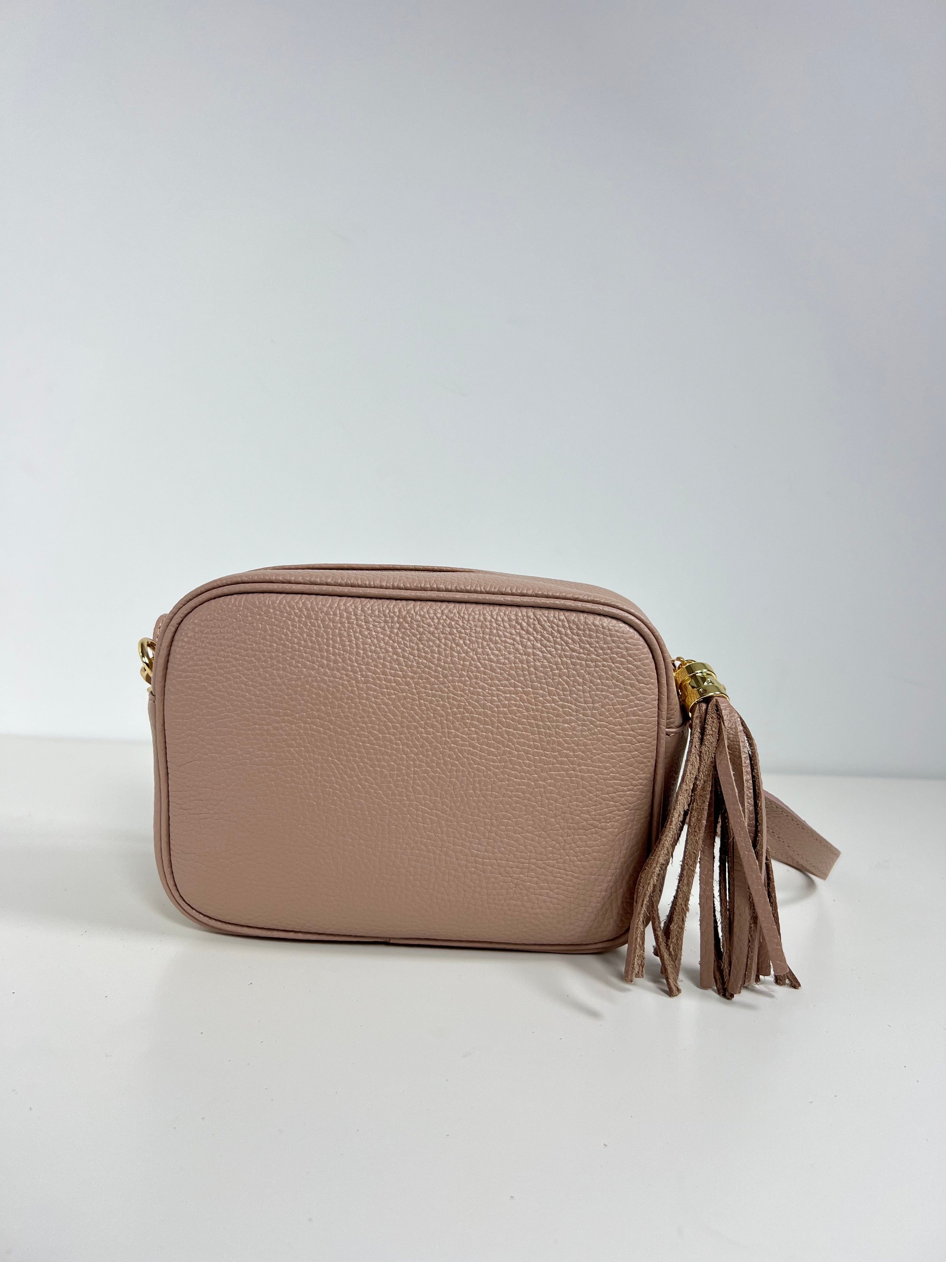 Leren Crossbodytas met Kwastje