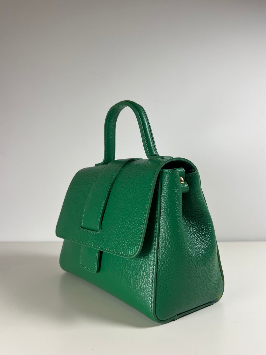 Leren Handtas - Groen