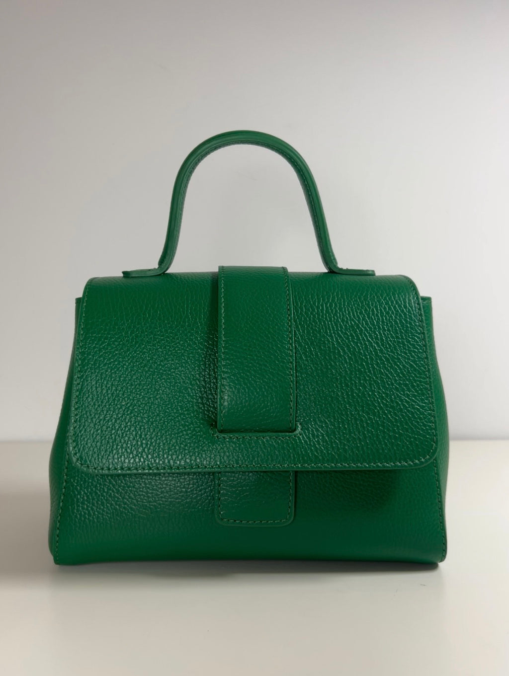 Leren Handtas - Groen