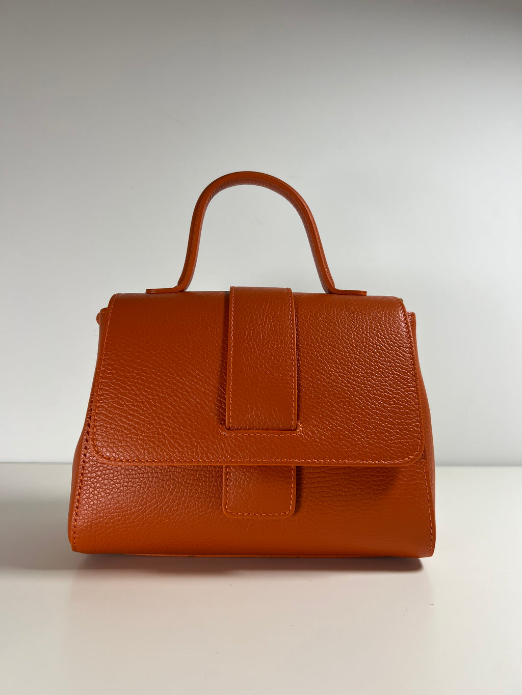 Leren Handtas - Oranje