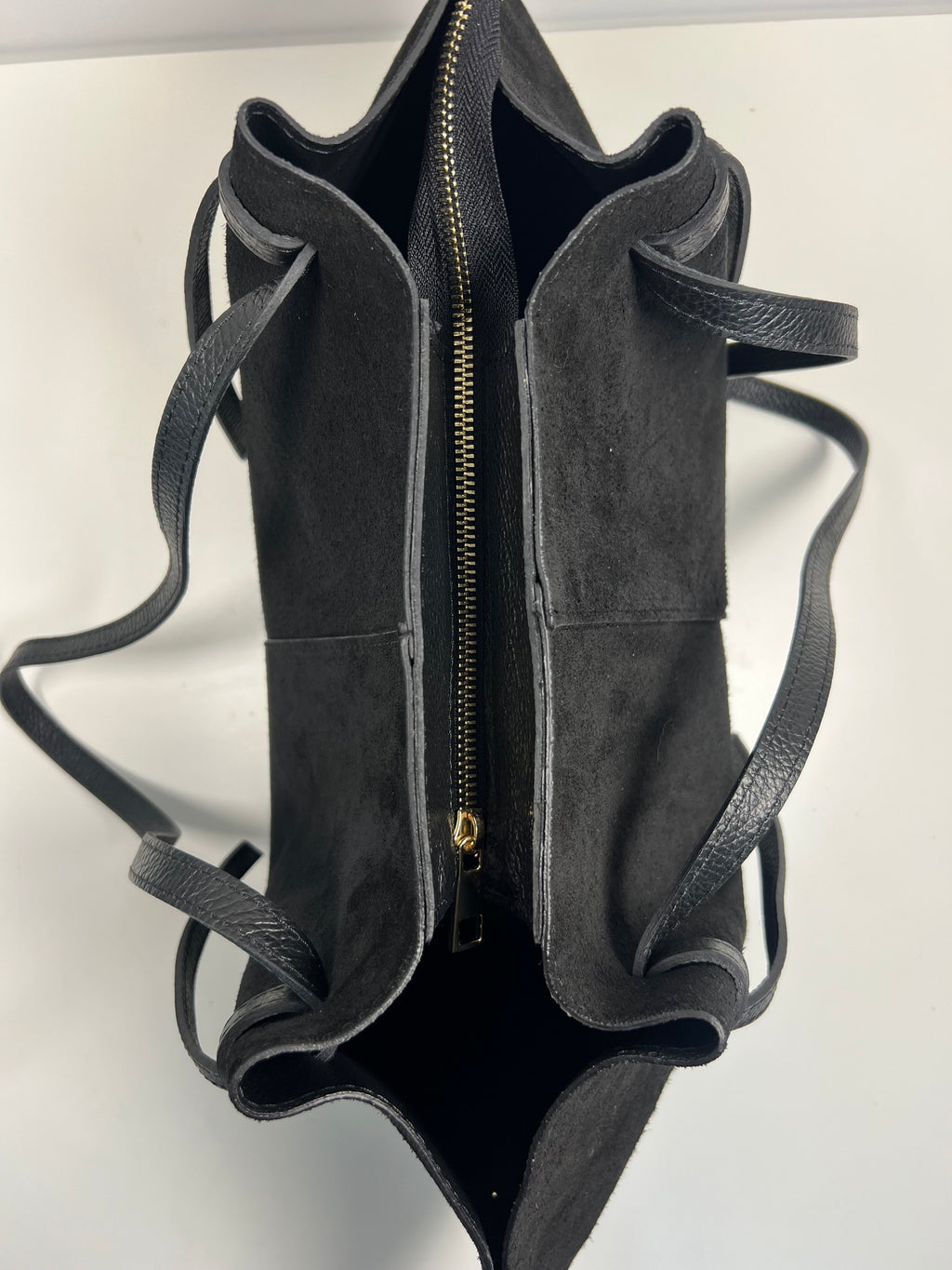 Grote Suède Shopper - Luxe & Structuur - High- End Geïnspireerd Design