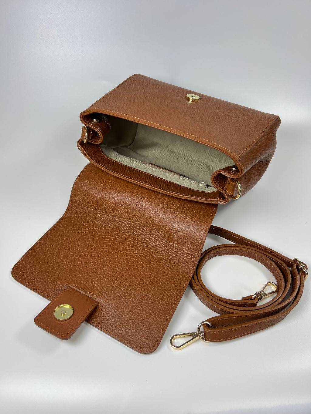 Leren Handtas - Bruin